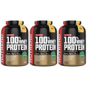 NUTREND 100% Whey Protein - 3x 2250gZysk powyżej 140zł