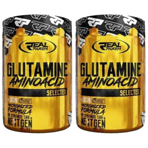 REAL PHARM - Glutamine - 2x 500gZysk od 30zł do 40zł