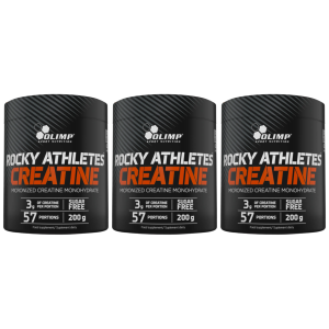 OLIMP - Rocky Athletes Creatine - 3x 200gZysk od 20zł do 30zł
