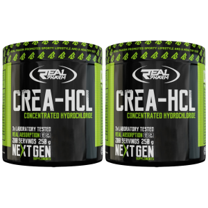 REAL PHARM Crea-HCL - 2x 250gZysk od 30zł do 40zł