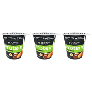 SANTE - Owsianka Protein z Orzechami w Kubku - 3x 65g - Hazelnut + AlmondSuplementy białkowe