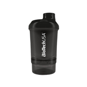 BioTech USA Shaker Biotech Wave Nano - 300ml+150ml - Black