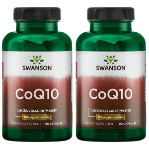 SWANSON CoQ10 200mg - 2x 90caps.Zdrowie i uroda