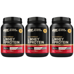 OPTIMUM NUTRITION Whey Gold Standard - 3x 768gZysk powyżej 140zł