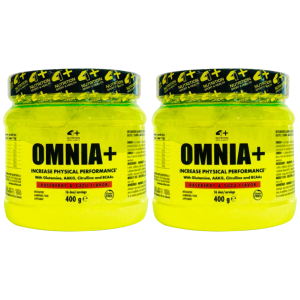 4+ NUTRITION - Omnia+ - 2x 400g - Raspberry YuzuAminokwasy