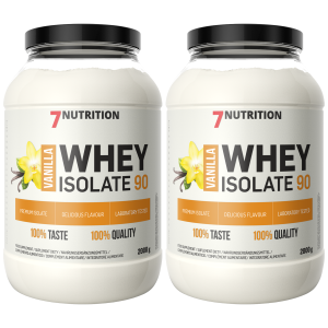 7 NUTRITION Whey Isolate 90 - 2x 2000gSuplementy białkowe