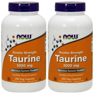NOW Taurine 1000mg - 2x 250vcapsZysk od 50zł do 60zł