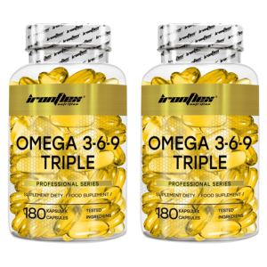 IronFlex Omega 3-6-9 Triple - 2x 180caps.Zysk od 20zł do 30zł