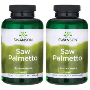 SWANSON Saw Palmetto 540mg - 2x 250capsZysk od 30zł do 40zł
