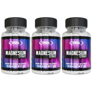 REAL PHARM - Magnesium Citrate - 3x 90caps.Zysk od 10zł do 20zł