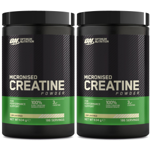 OPTIMUM NUTRITION Creatine - 2x 634g - KreatynaZysk od 120zł do 140zł