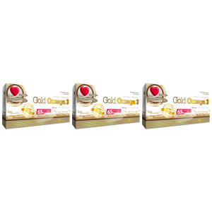 OLIMP Gold Omega 3 (65%) 1000mg - 3x 60capsZysk od 50zł do 60zł