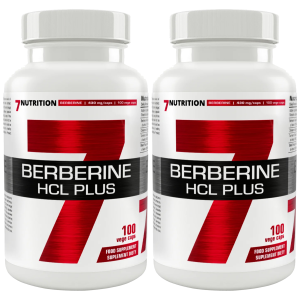 7 NUTRITION Berberine HCL PLUS - 2x 100vcapsZysk od 30zł do 40zł