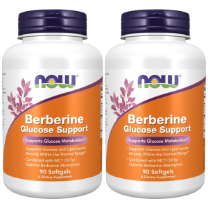 NOW - Berberine Glucose Support - 2x 90softgelsKategoria tymczasowa