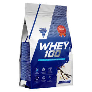 TREC Whey 100 - 900g - Vanilla - Odżywki białkowe