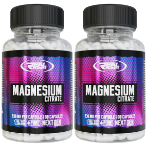 REAL PHARM - Magnesium Citrate - 2x 90caps.Zysk od 5zł do 10zł