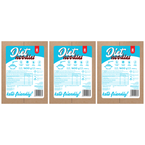 Cheat Meal Nutrition Diet Noodles - 3x 1600g (1000g netto) - Makaron KonjacZysk od 30zł do 40zł