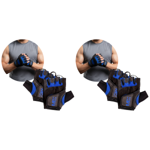 MEX NUTRITION - 2x Rękawice M-Fit BlueZysk od 40zł do 50zł