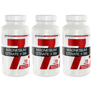 7 NUTRITION Magnesium Citrate + B6 - 3x 120vcapsZysk od 20zł do 30zł