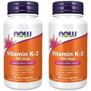 NOW Vitamin K-2 100mcg - 2x 100vegcapsZysk od 20zł do 30zł