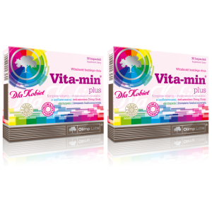 OLIMP Vita-Min Plus Dla Kobiet - 2x 30capsZysk od 20zł do 30zł