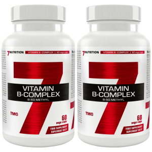 7 NUTRITION - B-Complex B-50 Methyl - 2x 60vcaps.Zysk od 20zł do 30zł