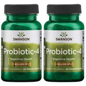 SWANSON Probiotic - 4 - 2x 60vcapsZysk od 20zł do 30zł