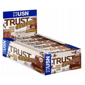 USN - Trust Crunch - 12x 60g - Fudge BrownieNOWA STRUKTURA > Zdrowa żywność i napoje > Batony i przekąski > Batony białkowe (proteinowe)
