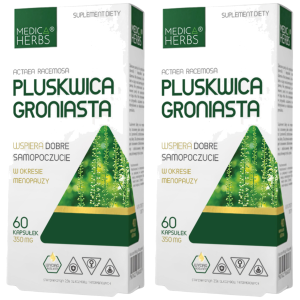MEDICA HERBS - Pluskwica Groniasta - 2x 60caps.Zdrowie i uroda