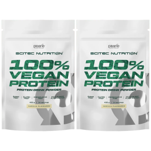 SCITEC - 100% Vegan Protein - 2x 400g - VanillaSuplementy białkowe
