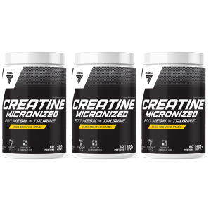 TREC Creatine Micronized 200mesh + Taurine - 3x 400gZysk od 40zł do 50zł