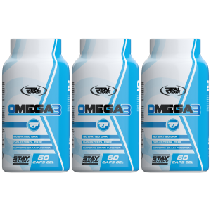 REAL PHARM Omega 3 1000mg - 3x 60soft gelsZysk od 20zł do 30zł