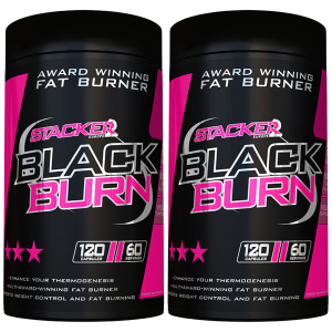 STACKER2 Black Burn - 2x 120caps.Zysk od 90zł do 100zł