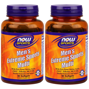 NOW Men's Extreme Sports MultiVitamin - 2x 90softgelsZysk od 60zł do 70zł