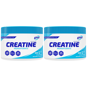 6PAK Creatine Monohydrate - 2x 300gKreatyny