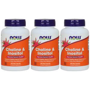 NOW Choline and Inositol - 3x 100vcapsZysk od 40zł do 50zł