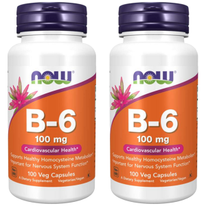 NOW Vitamin B-6 - 2x 100vcapsZysk od 10zł do 20zł