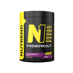 NUTREND N1 Pre Workout - 510g - Black Currant - Odżywki około treningowe