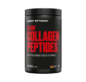 BODY ATTACK Glow Collagen Peptides – 300 g – Natural