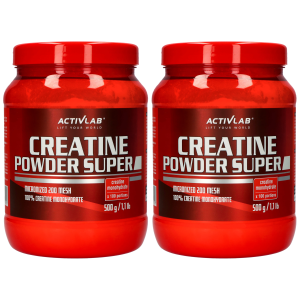 ACTIVLAB Creatine Powder - 2x 500gZysk od 30zł do 40zł