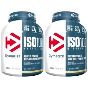 DYMATIZE Iso 100 - 2x 2264gSuplementy białkowe