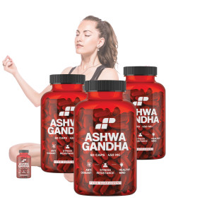 3x MP NUTRITION Ashwagandha 450mg 9% witanolidów - 60 caps