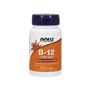 NOW Vitamin B-12 1000mcg - 100lozenges