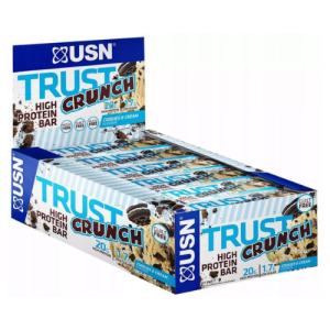 USN - Trust Crunch - 12x 60g - Cookies & CreamNOWA STRUKTURA > Zdrowa żywność i napoje > Batony i przekąski > Batony białkowe (proteinowe)