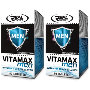 REAL PHARM Vitamax Men - 2x 60tabsZysk od 10zł do 20zł