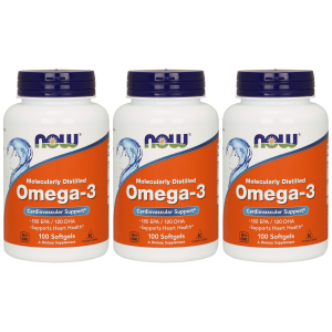 NOW Omega-3 - 3x 100soft gelsZysk od 30zł do 40zł