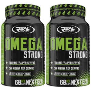 REAL PHARM Omega Strong - 2x 60softgelsZysk od 20zł do 30zł