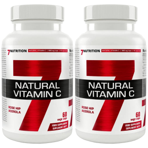 7 NUTRITION Natural Vitamin C - 2x 60vcapsZysk od 10zł do 20zł