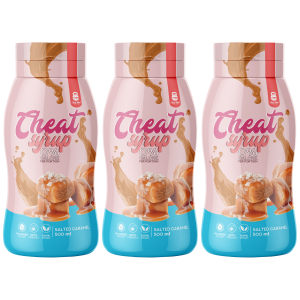 Cheat Meal Nutrition Syrup 0% (Syrop zero kalorii) - 3x 500ml - Słony karmelZysk od 20zł do 30zł
