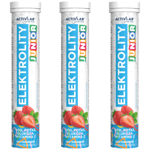 ACTIVLAB PHARMA - Elektrolity Junior - 20tabs - 3x StrawberryZysk od 5zł do 10zł
